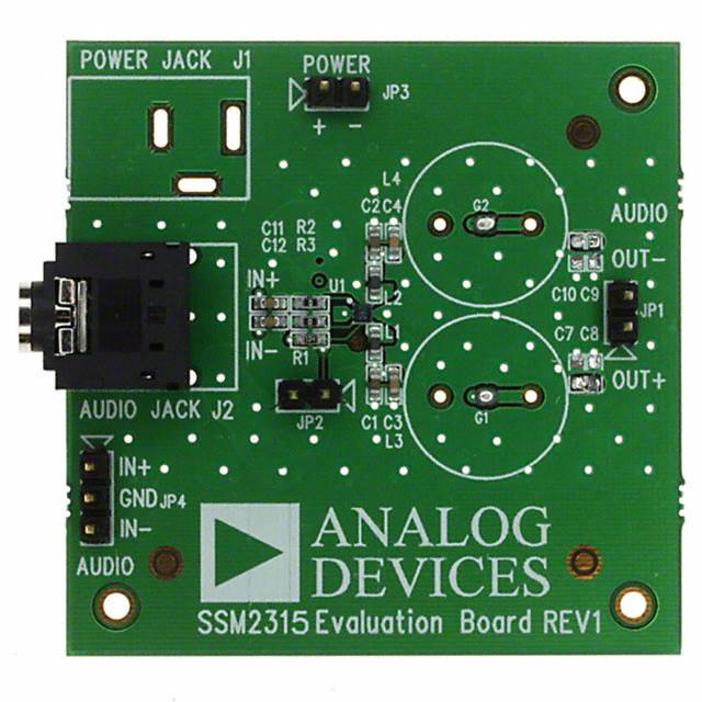 SSM2315-EVALZ Analog Devices Inc.  Cartes d'évaluation - Amplificateurs audio